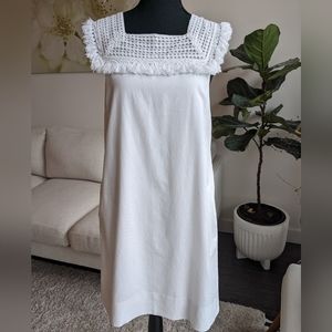 Madewell Cotton Fringe Dress